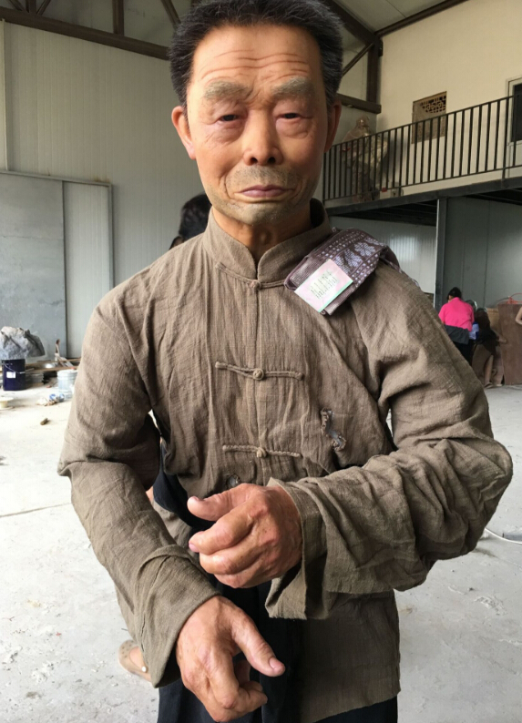 旅游景區硅膠仿真人塑像制作